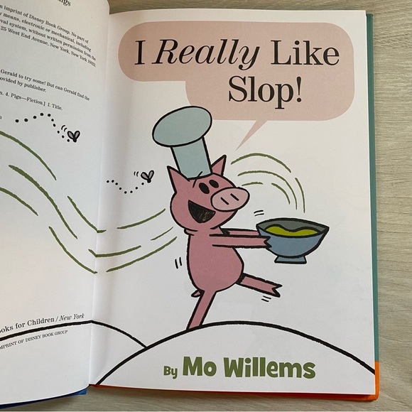 Set Of Two (2) Elephant & Piggie Books by Mo Willems: Slop & Take A Nap HB Good - Picture 10 of 11